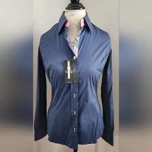 🇪🇸ARAGAZA Beskope Spanish Brand Stylish Button Down Womens Fitted Shirt In S